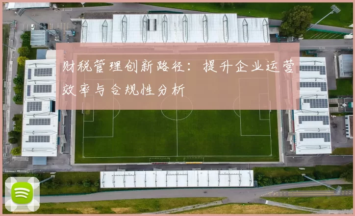 财税管理创新路径：提升企业运营效率与合规性分析